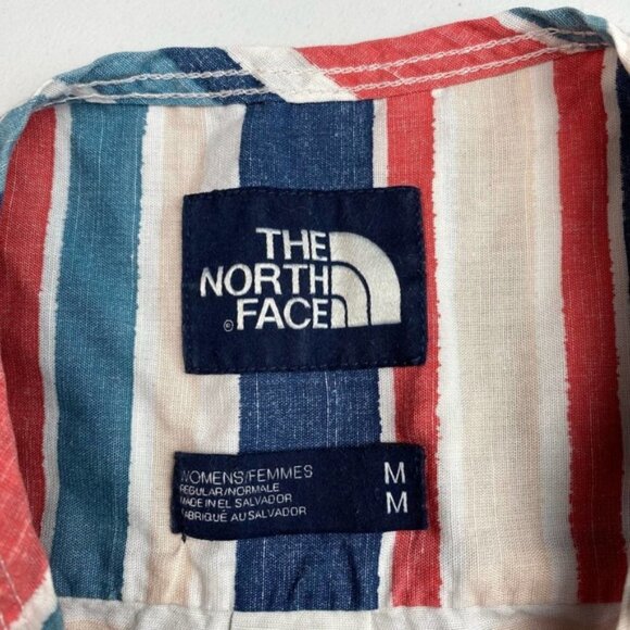 The North Face Multicolor Striped Keyhole Sleeveless Top Sz Medium - Picture 5 of 6
